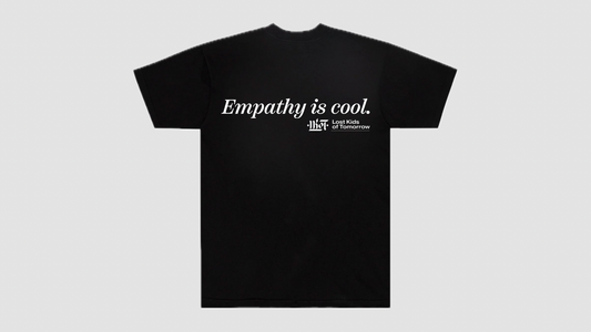 (Pre-Order 4 Weeks) Empathy is Cool Oversized T-Shirt - Black